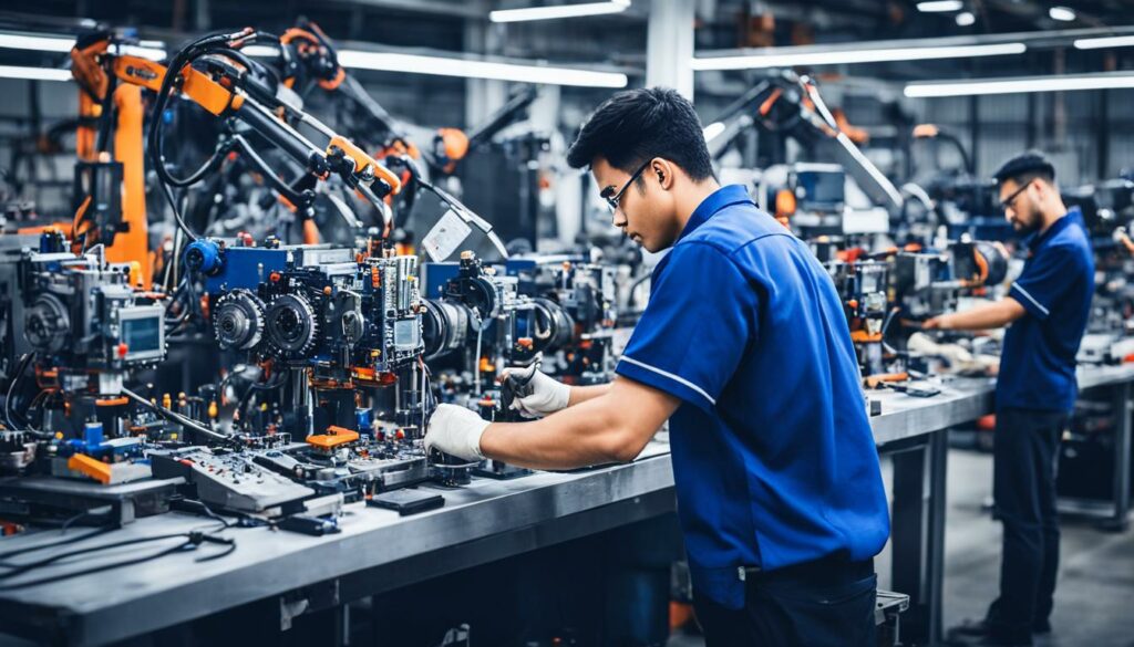 Praxisphasen im Industriebetrieb